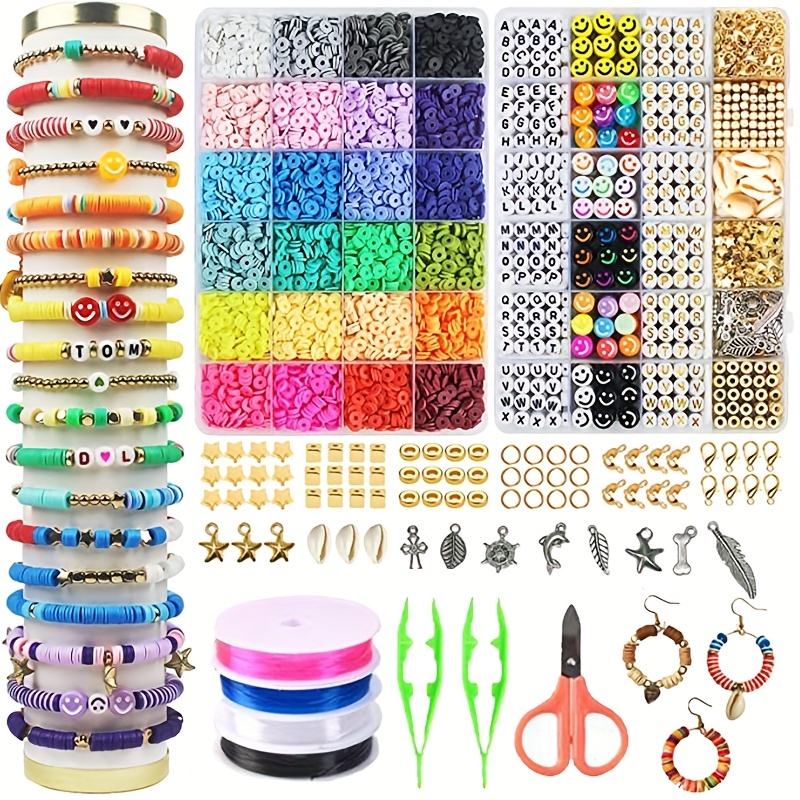 2 Box 24 Rainbow Color Clay Be - đánh giá và giá Jewelry Making Kit For Kids