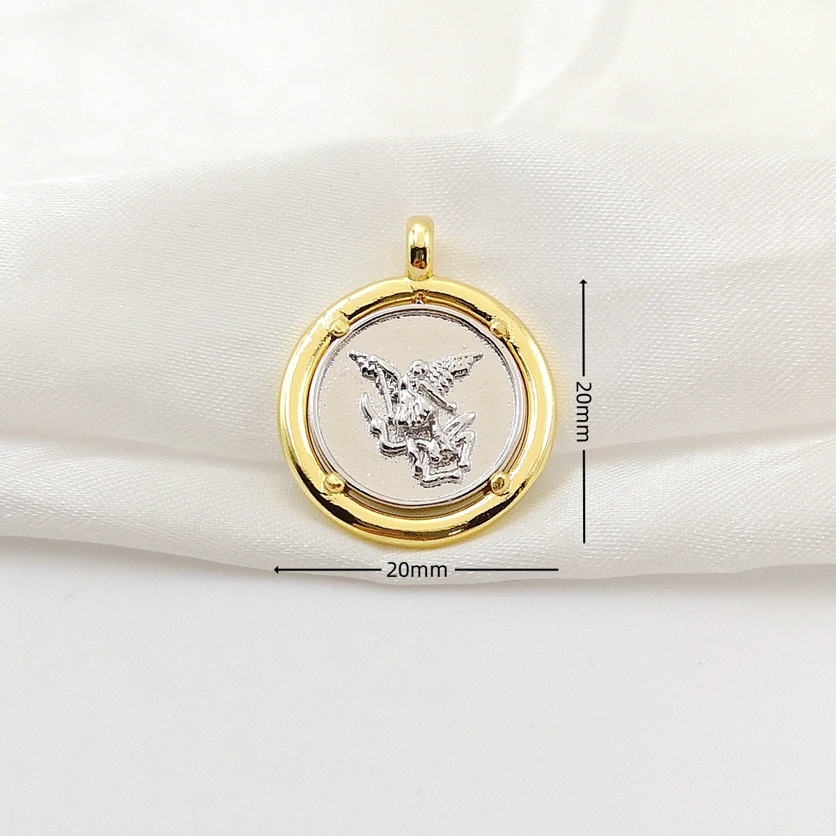 Gold Plated Archangel Saint Mi - đánh giá và giá Jewelry Making Michaels