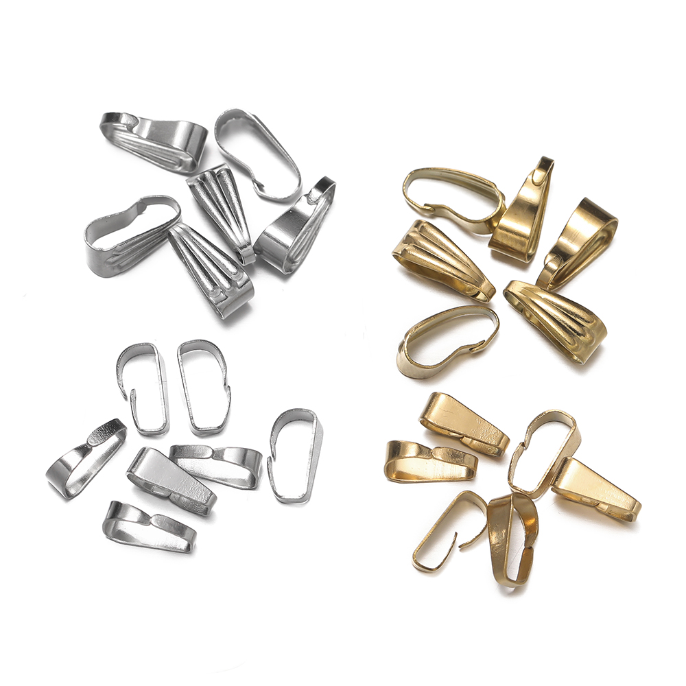 50Pcs/Pack Stainless Steel Buc - đánh giá và giá Jewelry Making Charms