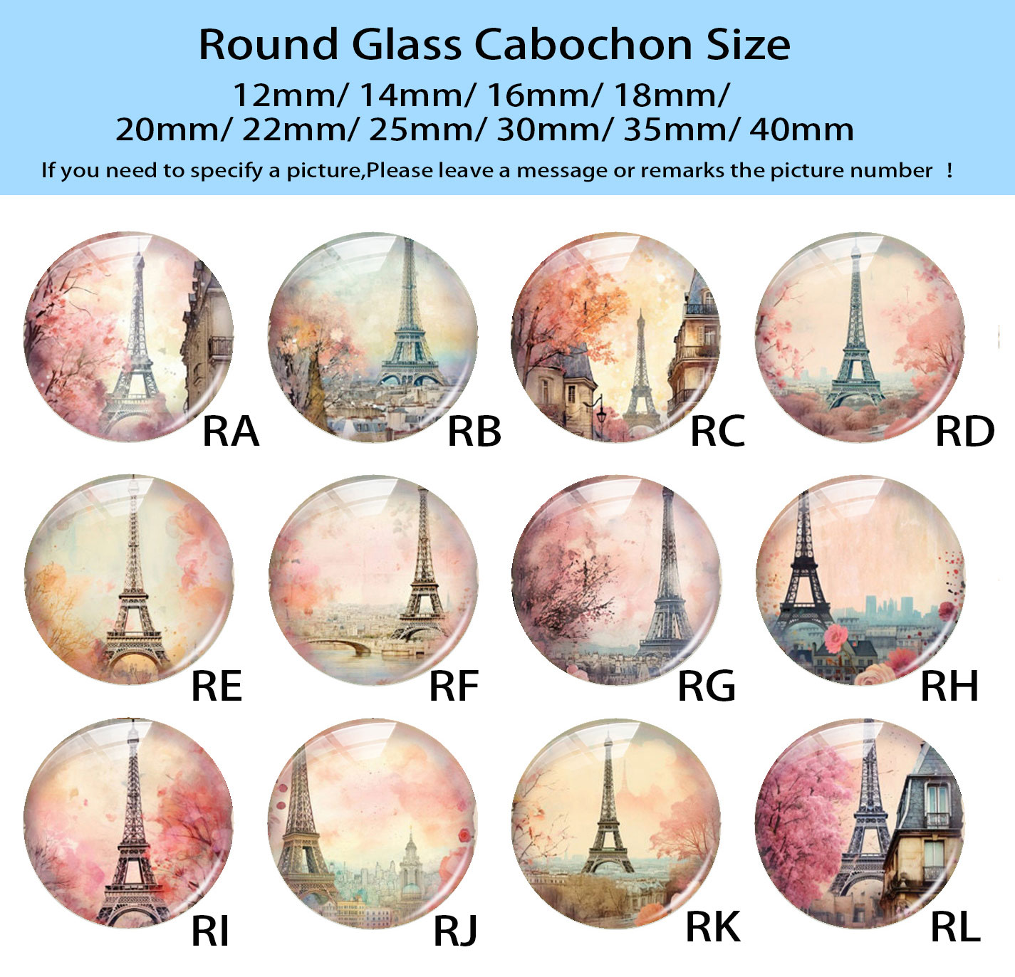 Random Mixed Round/Oval/Square - đánh giá và giá Jewelry Making Paris