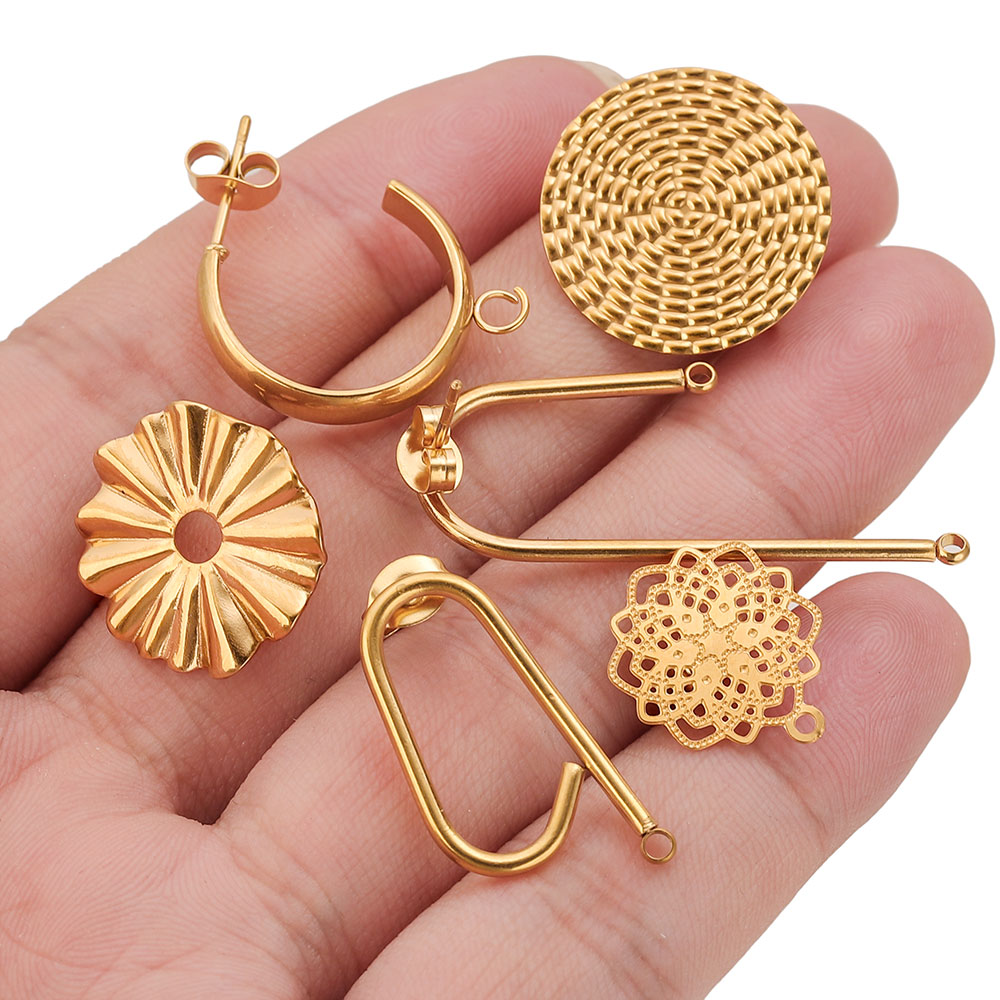 10pcs Stainless Steel Earrings - đánh giá và giá Jewelry Making Supplies Wholesale
