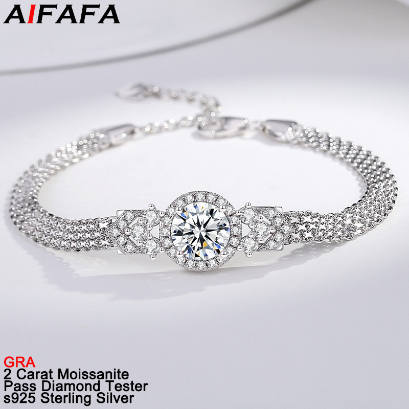 New 2 Carat D Color VVS1 Moiss - đánh giá và giá Lobster Clasp Silver