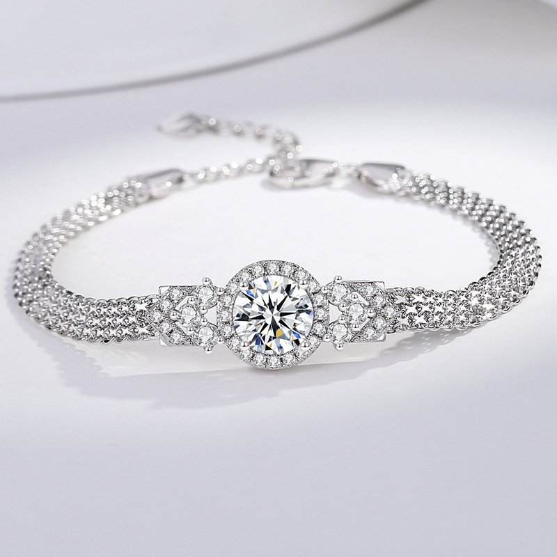 New 2 Carat D Color VVS1 Moiss - đánh giá và giá Lobster Clasp Silver