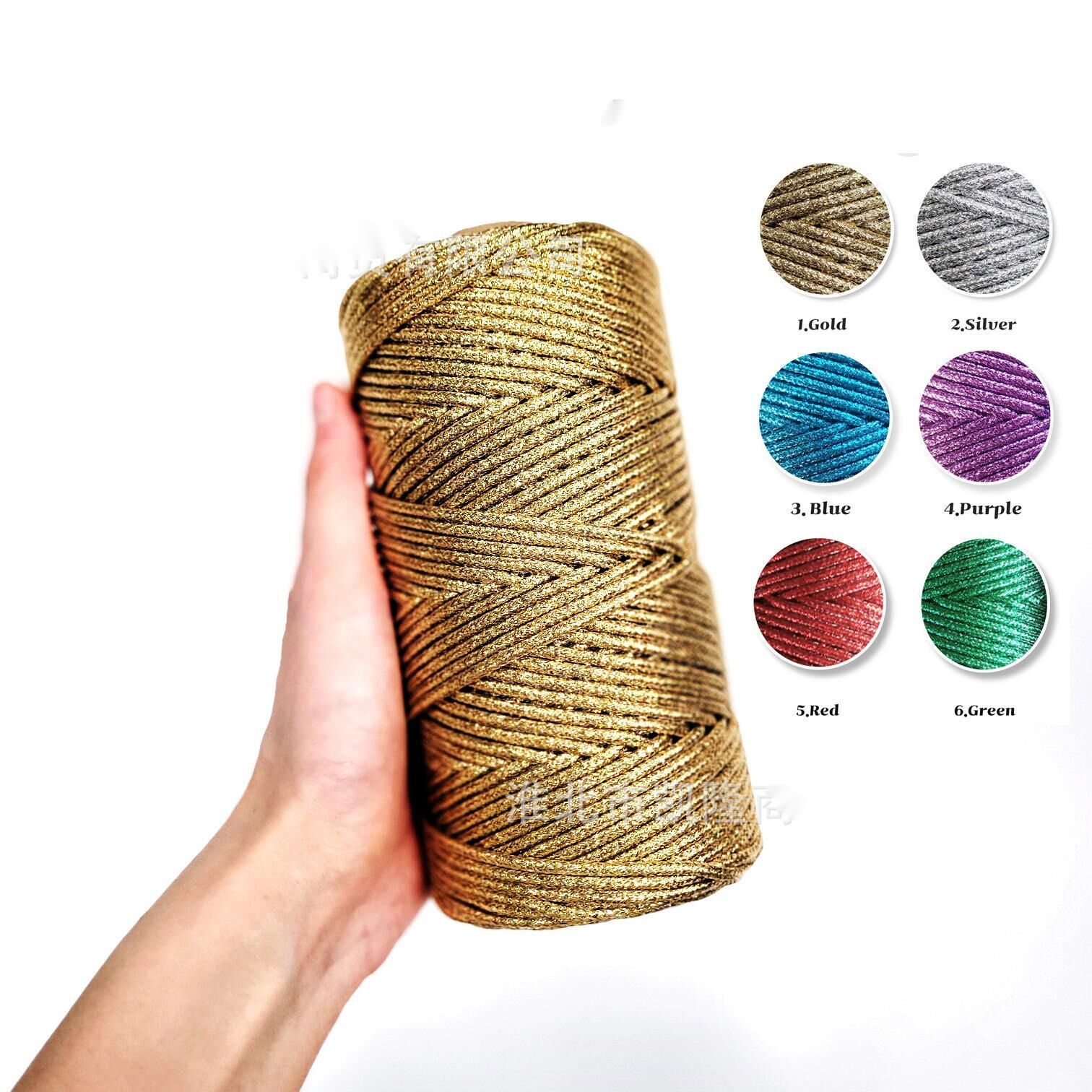 Shiny Metallic Braided Cord 3m - đánh giá và giá Jewelry Making Machines