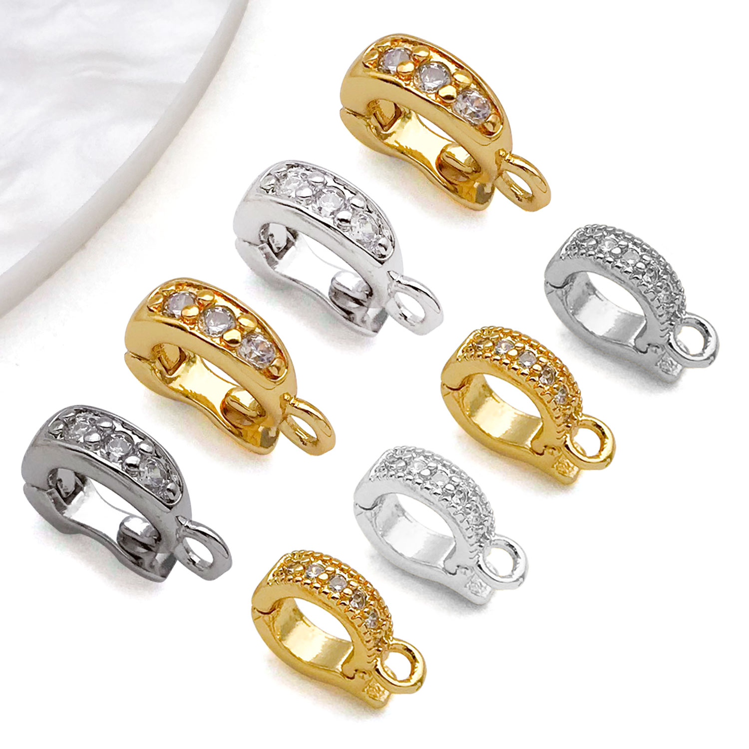 5pcs 18K Real Gold Plated Bras - đánh giá và giá Jewelry Making Charms
