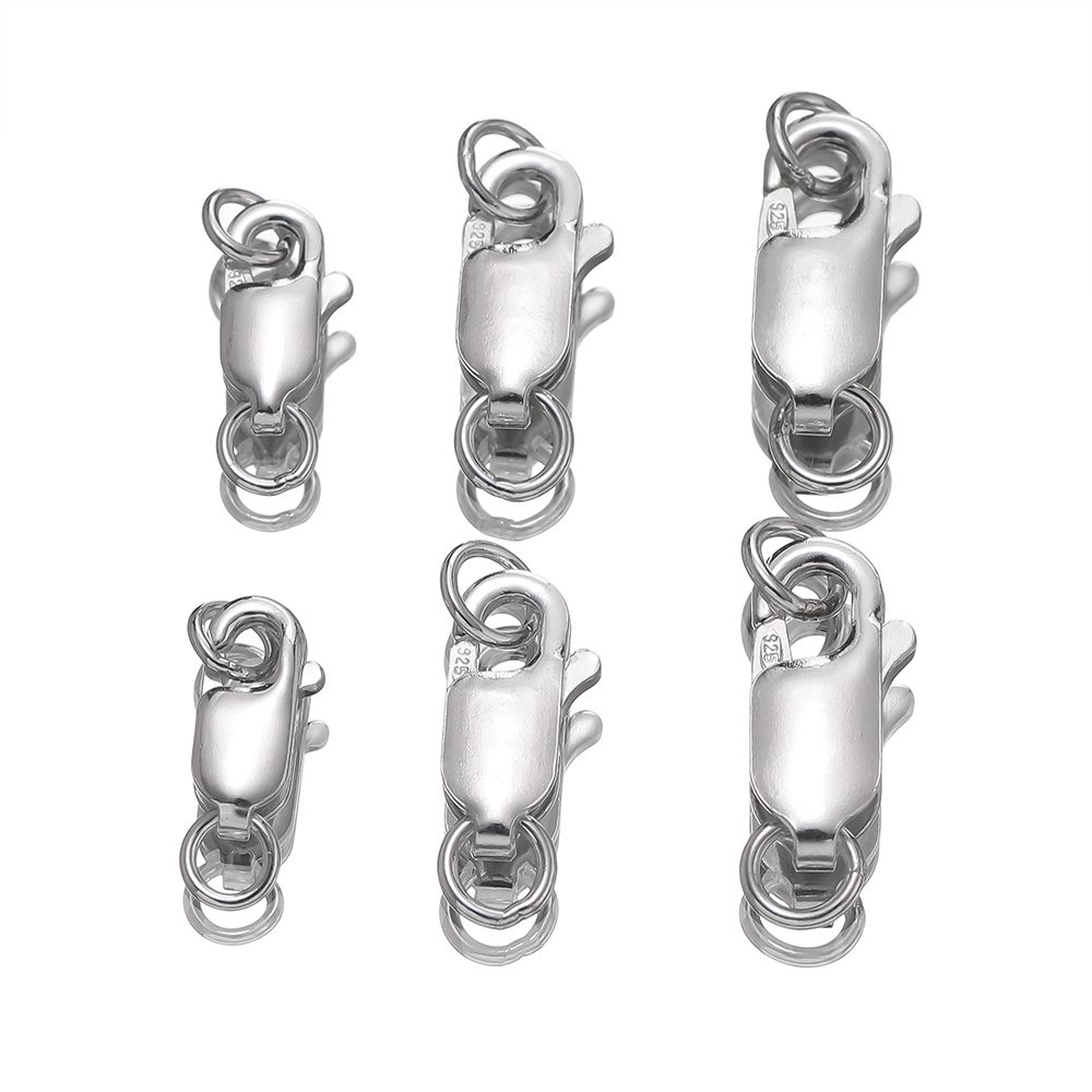 2Pcs Solid Silver Lobster Clas - đánh giá và giá Lobster Clasp Silver