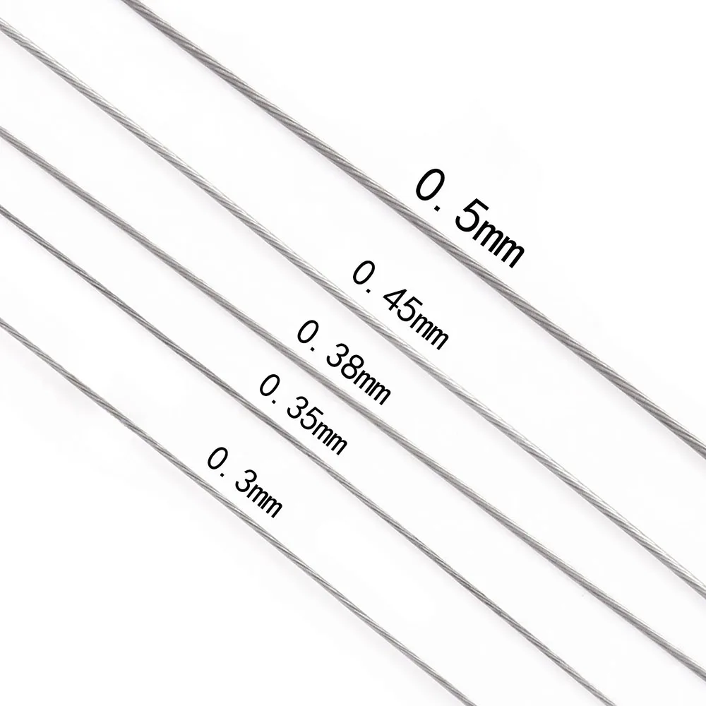328 ft/100m 7 Strands Stainles - đánh giá và giá Jewelry Making Thread