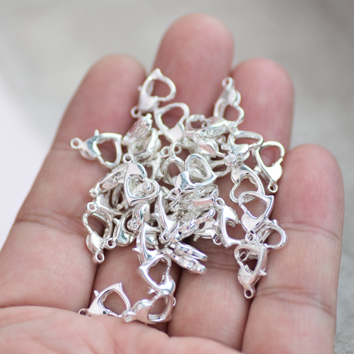 30 Chiếc 12X8Mm/Bạc/Đồng Màu K - đánh giá và giá Lobster Clasp Silver