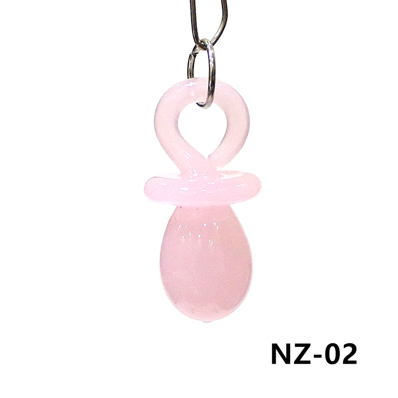 1PC Mini Glass Pacifier Charm  - đánh giá và giá Jewelry Making 3 Year Old