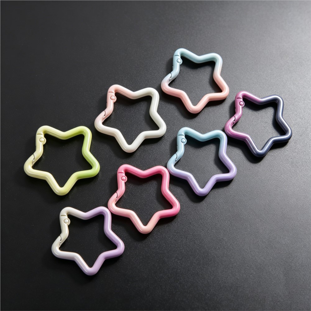 5PCS Gradient Star Shape Sprin - đánh giá và giá Jewelry Making Charms