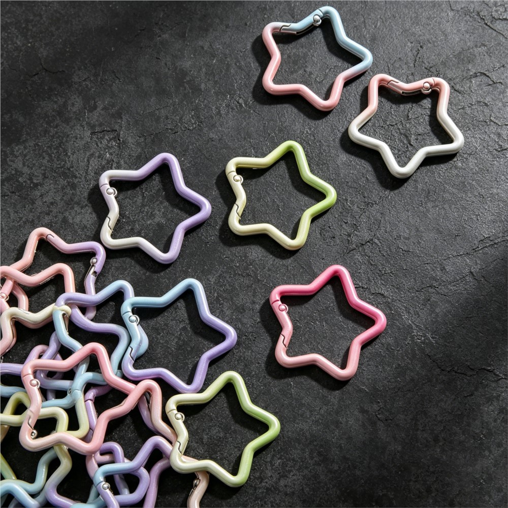 5PCS Gradient Star Shape Sprin - đánh giá và giá Jewelry Making Charms