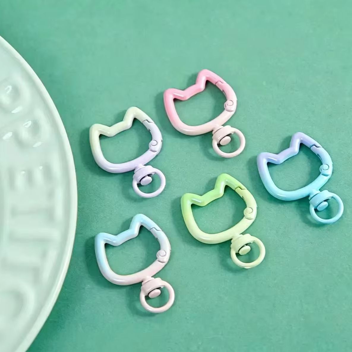 5-10PCS Gradient Cute Cat Clas - đánh giá và giá Jewelry Making Essentials
