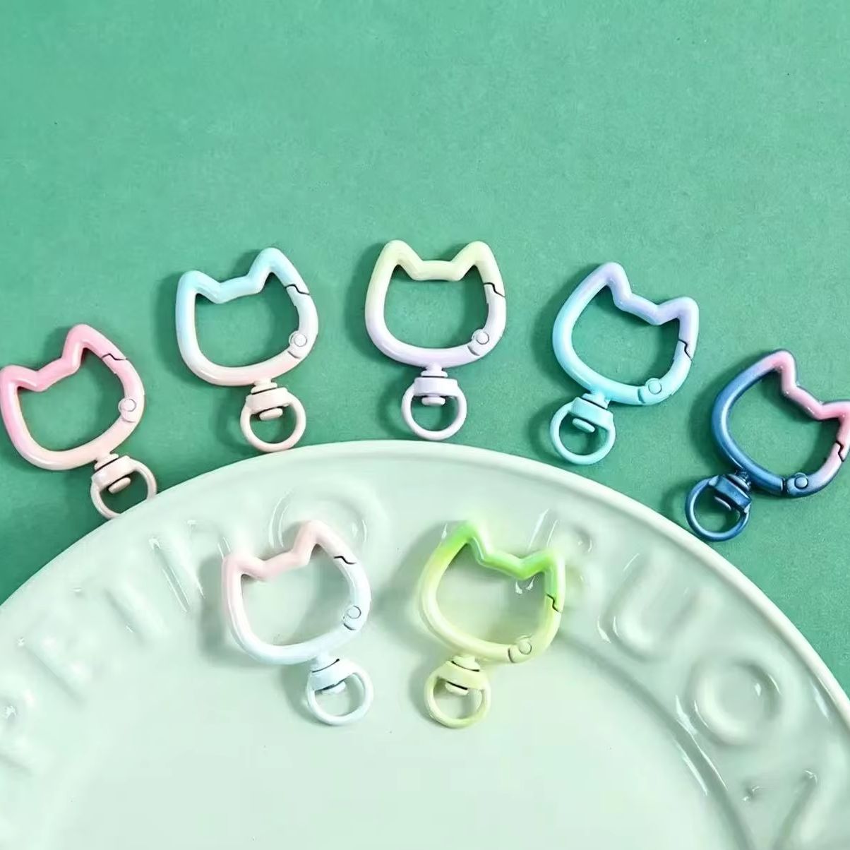 5-10PCS Gradient Cute Cat Clas - đánh giá và giá Jewelry Making Essentials