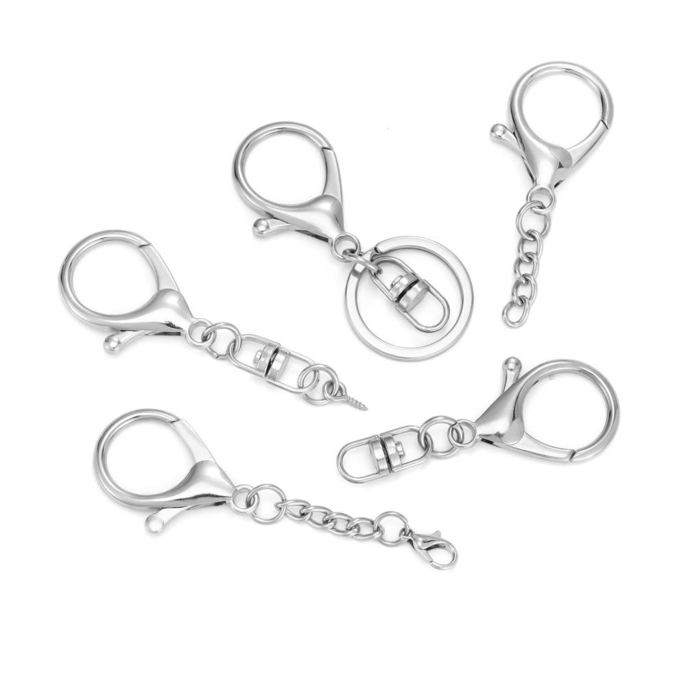 10Pcs Silver Color Large Lobst - đánh giá và giá Lobster Clasp Silver