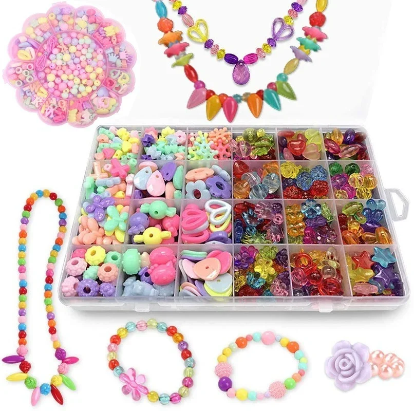 Girls DIY Bead Set Jewelry Mak - đánh giá và giá Jewelry Making Kit For Kids